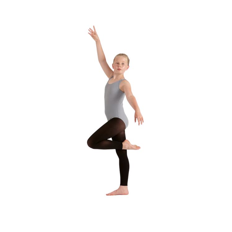 Black Footless Dance Tights