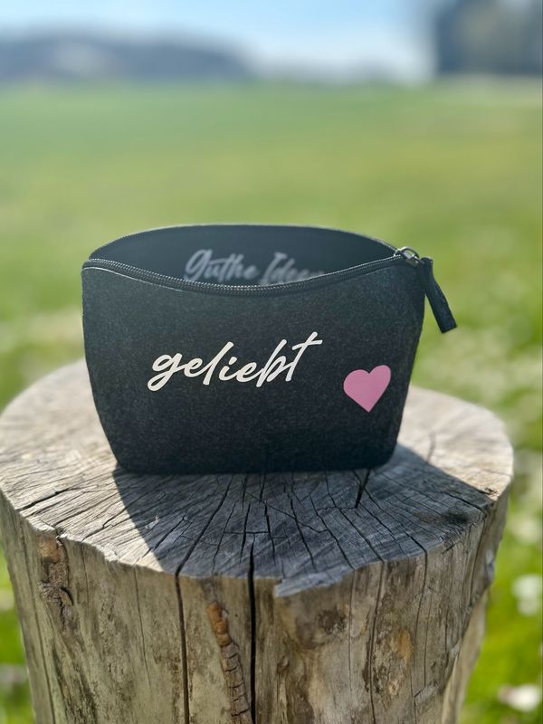 Kosmetiktasche - geliebt