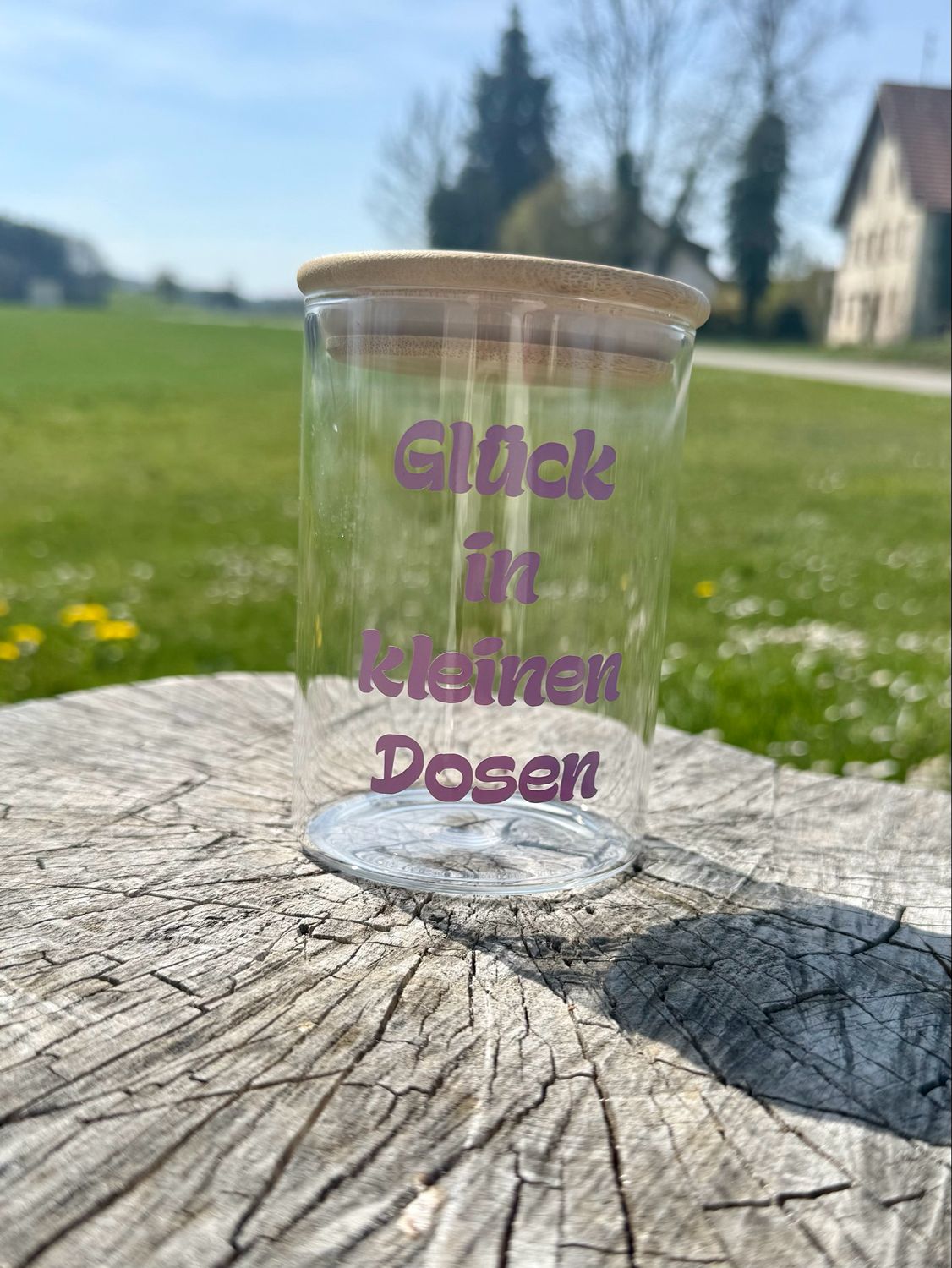 Glasdose - Glück in kleinen Dosen