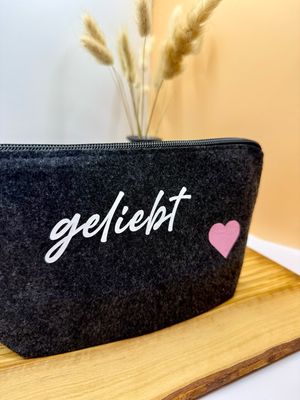 Kosmetiktasche - geliebt