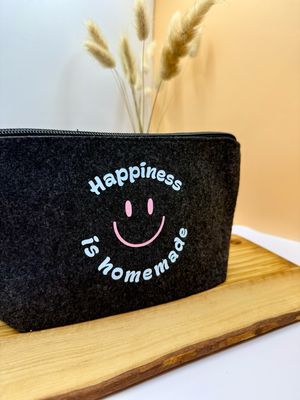 Kosmetiktasche - Happines is homemade