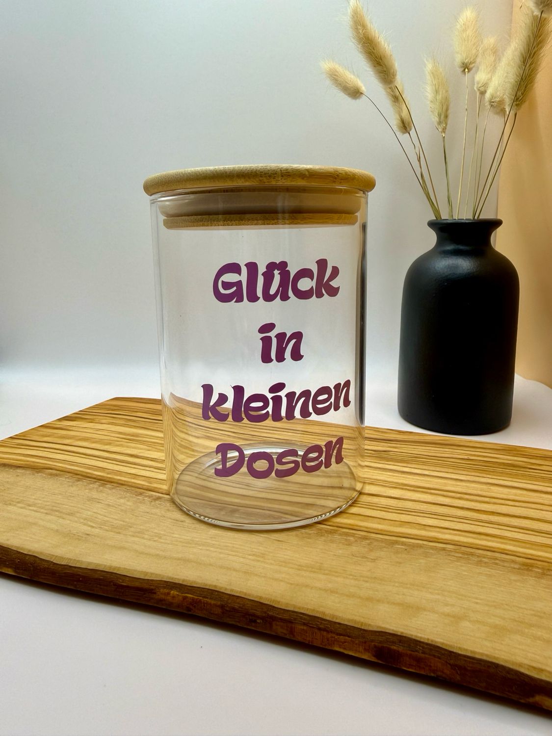 Glasdose - Glück in kleinen Dosen
