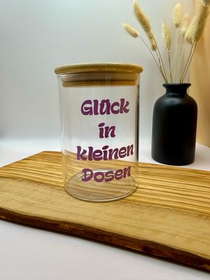 Glasdose - Glück in kleinen Dosen