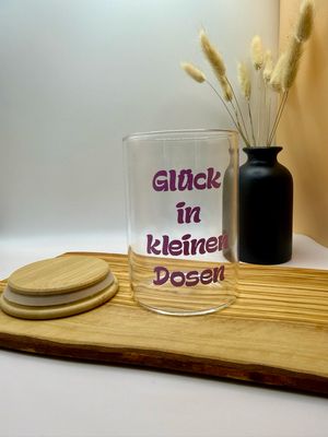Glasdose - Glück in kleinen Dosen