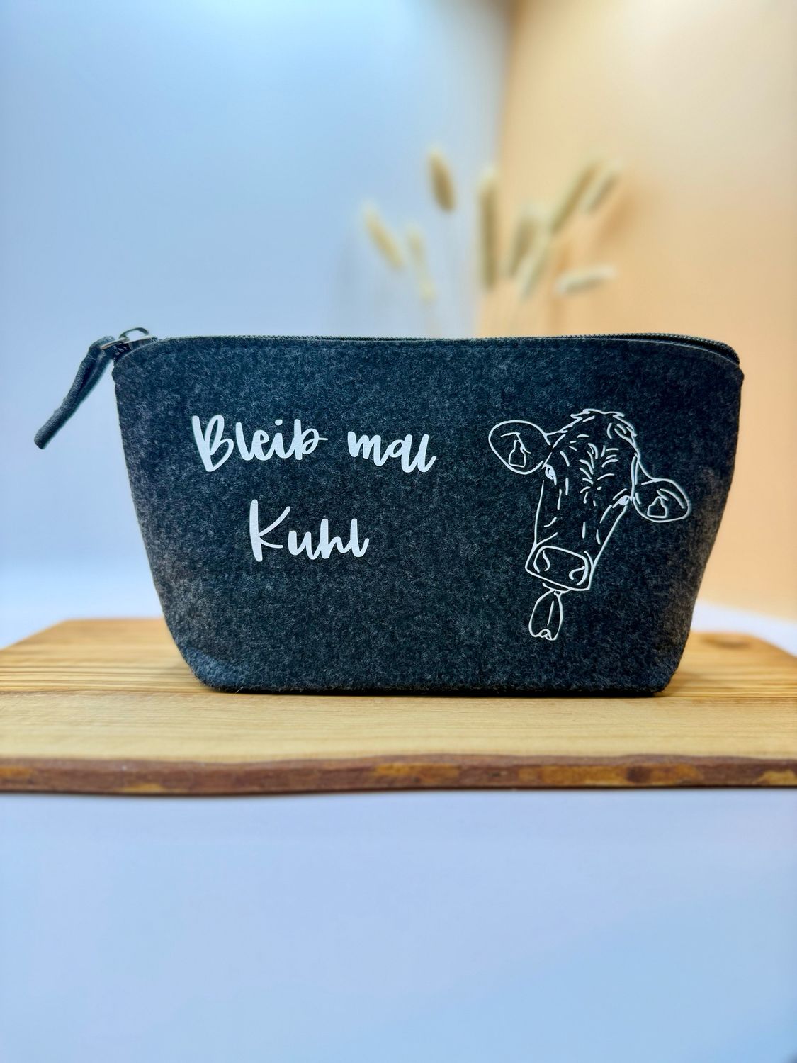 Kosmetiktasche - bleib mal Kuhl