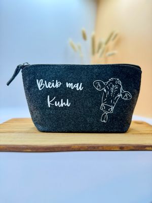 Kosmetiktasche - bleib mal Kuhl