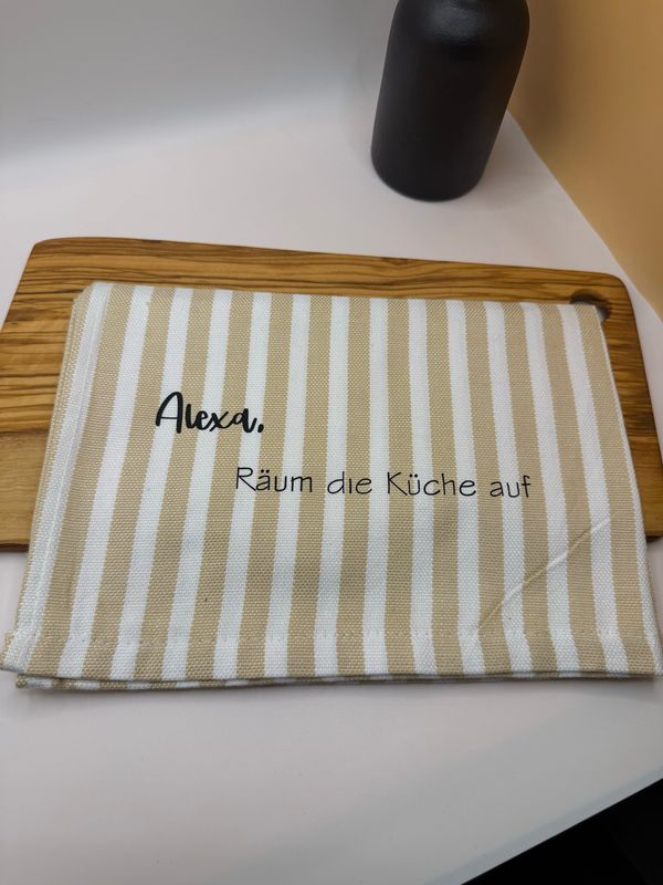 Geschirrtuch - Alexa, räum die Küche auf
