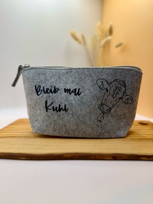 Kosmetiktasche - bleib mal Kuhl