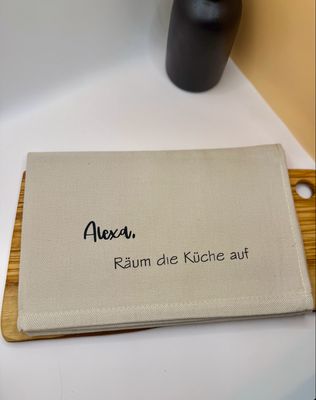 Geschirrtuch - Alexa, räum die Küche auf