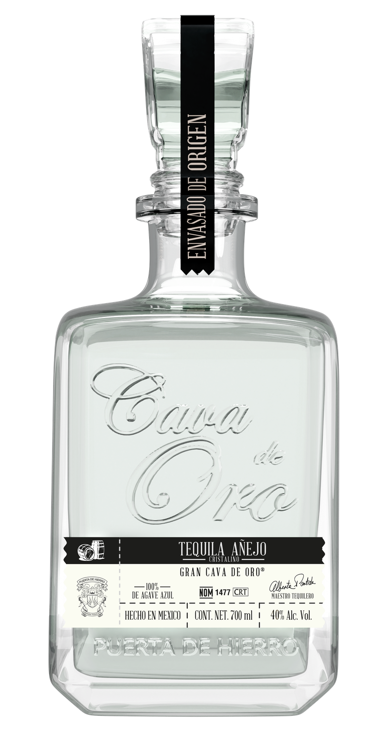 Tequila Cava de Oro Añejo Cristalino