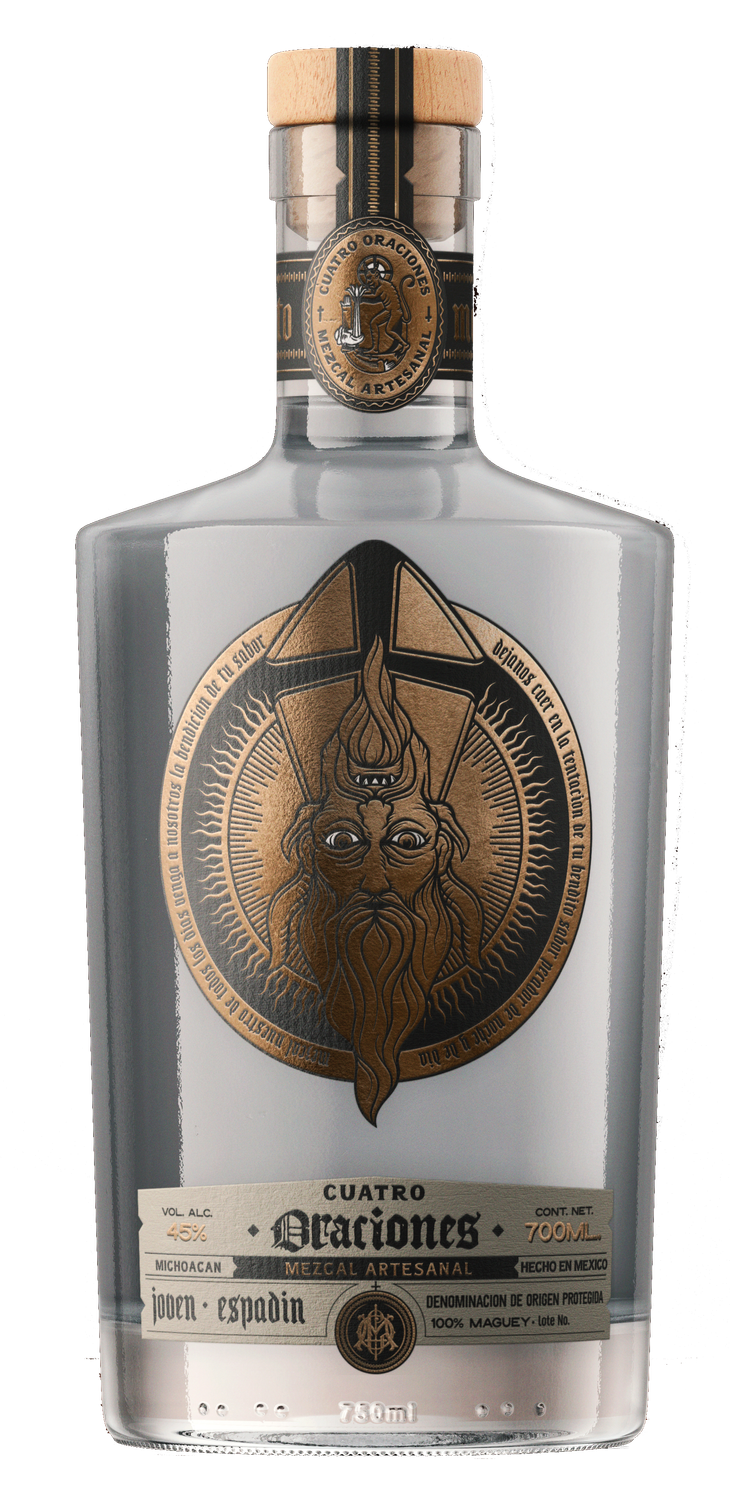 Mezcal Cuatro Oraciones Cupreata