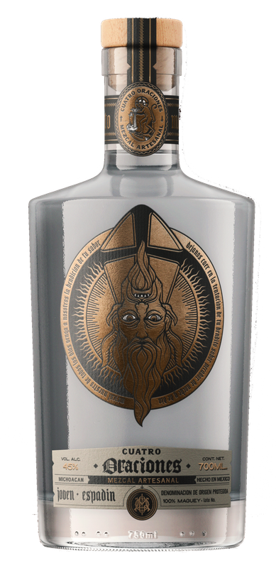 Mezcal Cuatro Oraciones Cupreata