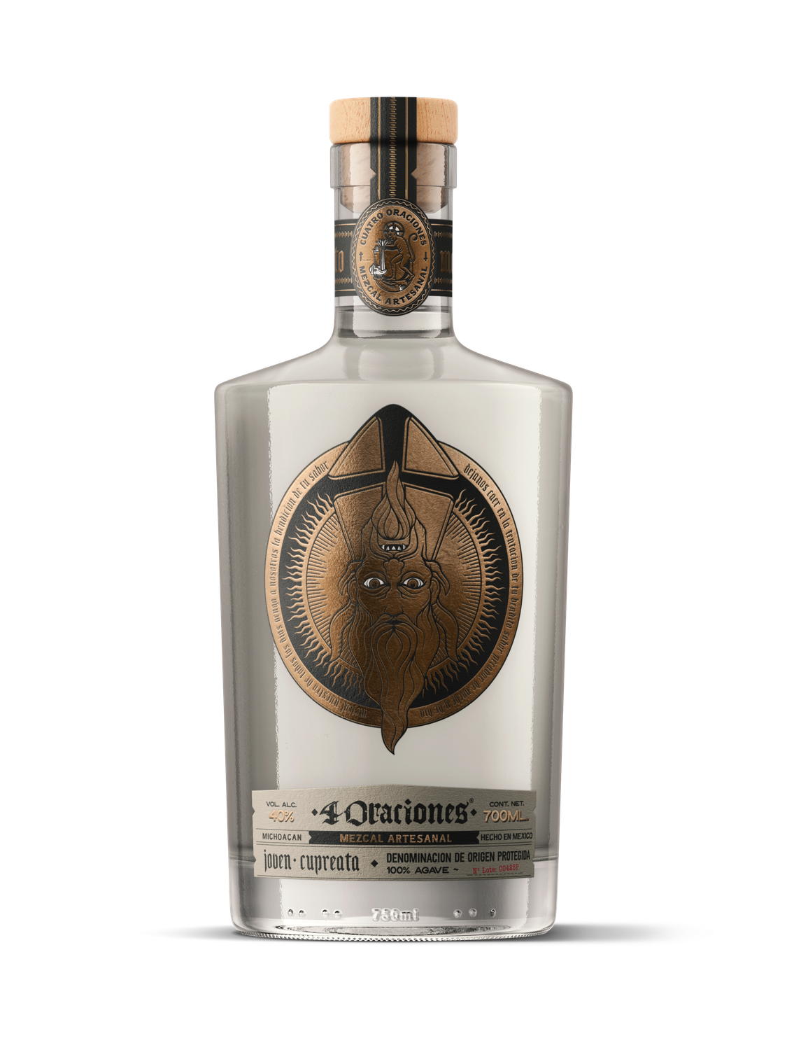 Mezcal Cuatro Oraciones Cupreata