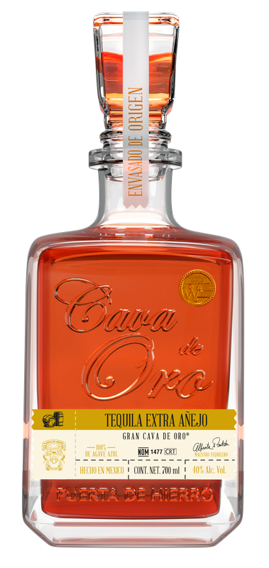 Tequila Cava de Oro Extra Añejo 100% Agave azul