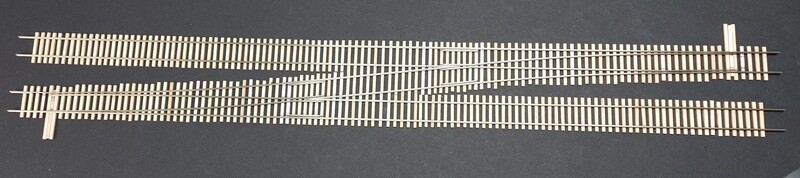 HO #8 Single Crossover Turnout Kit