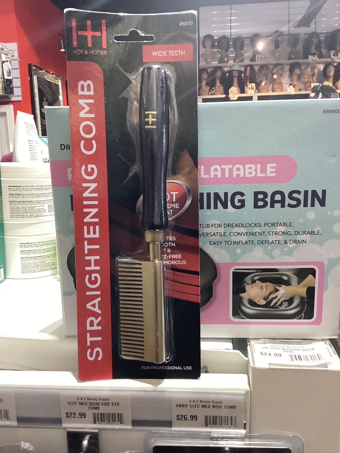 ANNIE STRAIGHTENING COMB (WIDE TEETH)