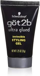 GOT2B ULTRA GLUED STYLING GEL BLK 1.25oz