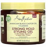 SHEA MOISTURE JAMAICAN BLACK CASTOR OIL +FLAXSEED STRONG HOLD STYLING GEL 15oz.