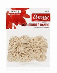 ANNIE RUBBER BANDS 300 WHITE