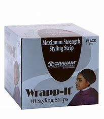 WRAPP-IT STYLING STRIP L 40ct BLK
