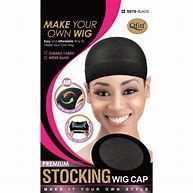 QFITT PREMIUM STOCK WIG CAP BLACK