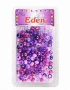 EDEN BEADS B2 PURPLE ROUND HAIR MIX