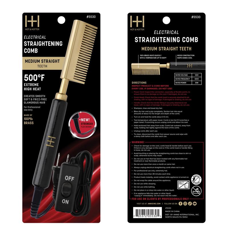 ANNIE ELECTRIC COMB  STRAIGHT #5530