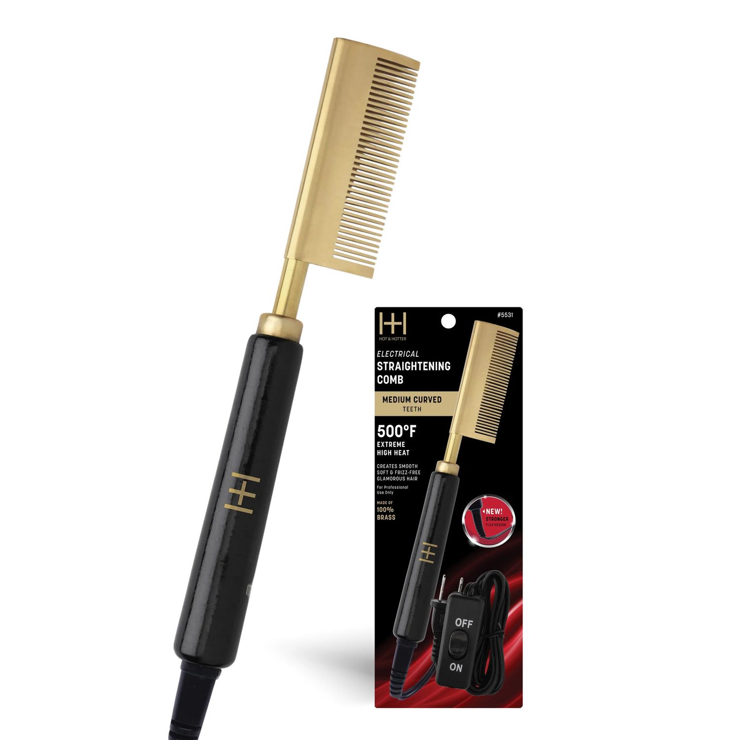 ANNIE ELECTRIC COMB  CURVED #5531