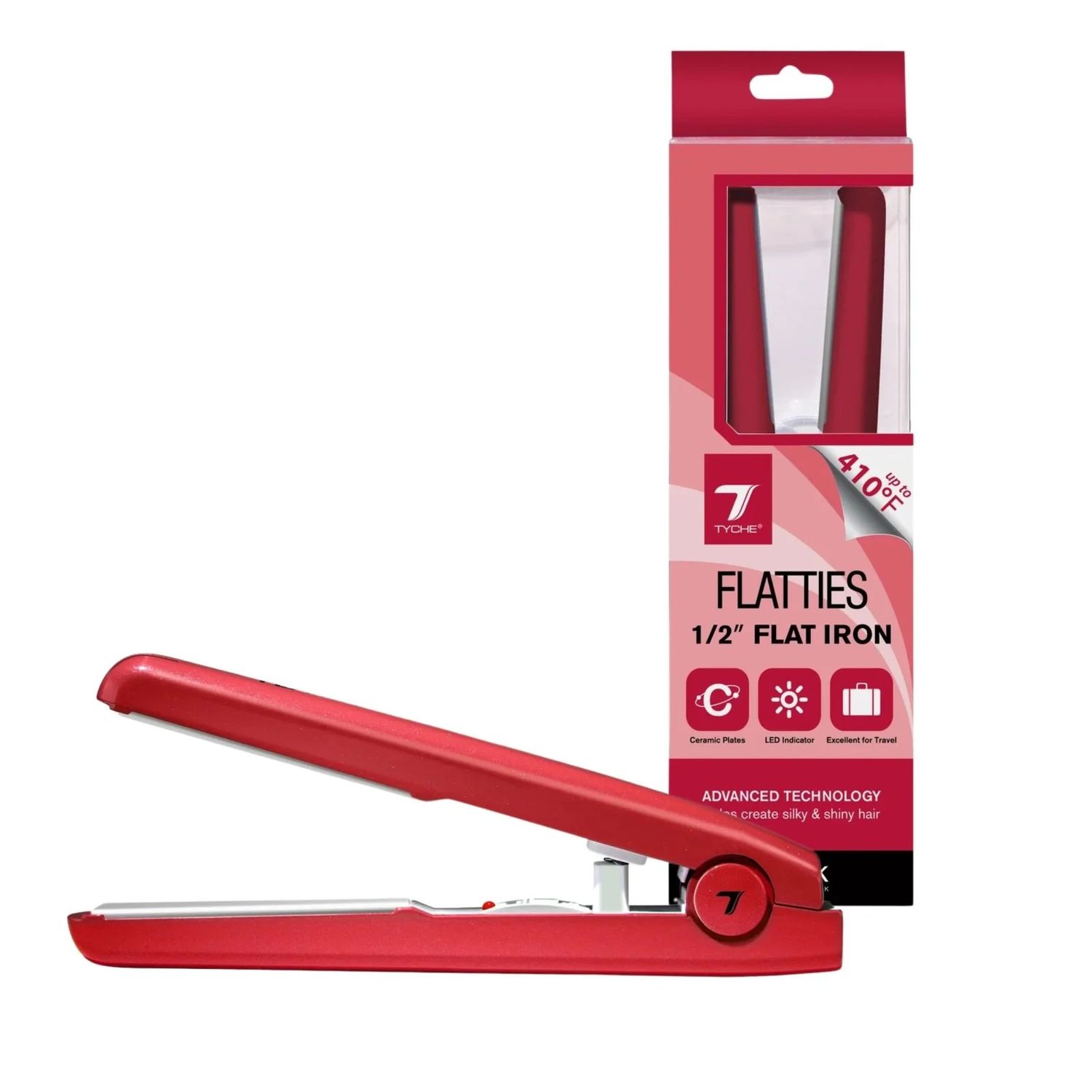 TYCHE FLATTIES FLAT IRON RED