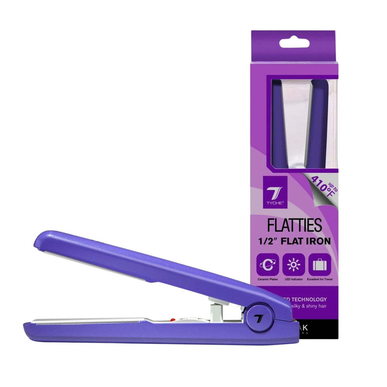 TYCHE FLATTIES FLAT IRON PURPLE