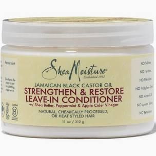 SHEA MOISTURE JAMAICAN BLACK CASTOR OIL STRENGTHEN &amp; RESTORE LEAVE-IN CONDITIONER 11.5oz.