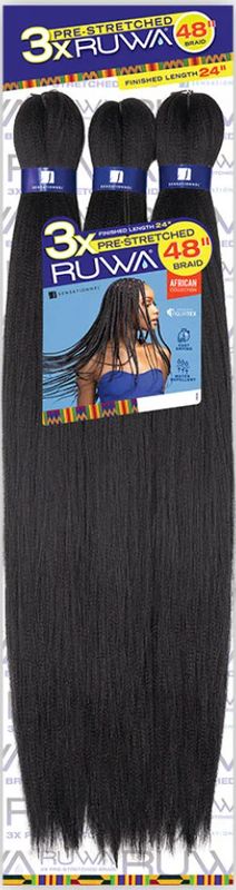 RUWA BRAIDING HAIR 3X 48"