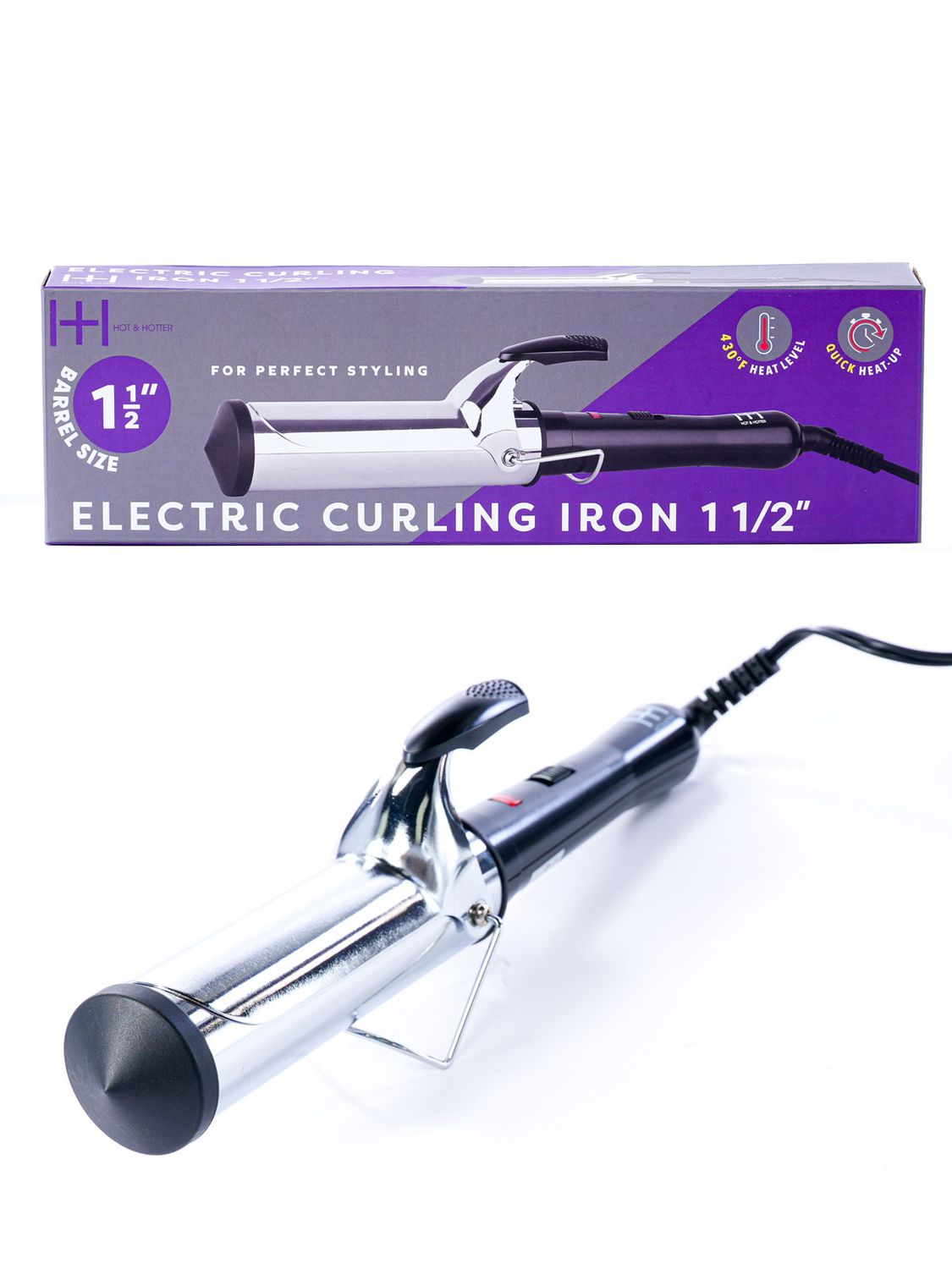 H&amp;H ELECTRIC CURL IRON 1 1/2"