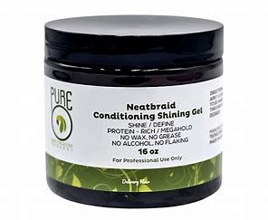 PURE NEATBRAID CONDITIONING SHINING GEL 16oz.
