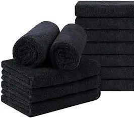 BARBER TOWEL BLK
