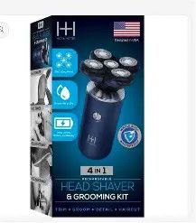 HOT &amp; HOTTER 4 IN 1 HEAD SHAVER GROOMING KIT