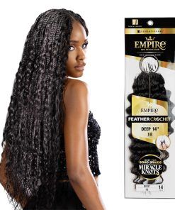 EMPIRE HUMAN HAIR CROCHET DEEP 18"