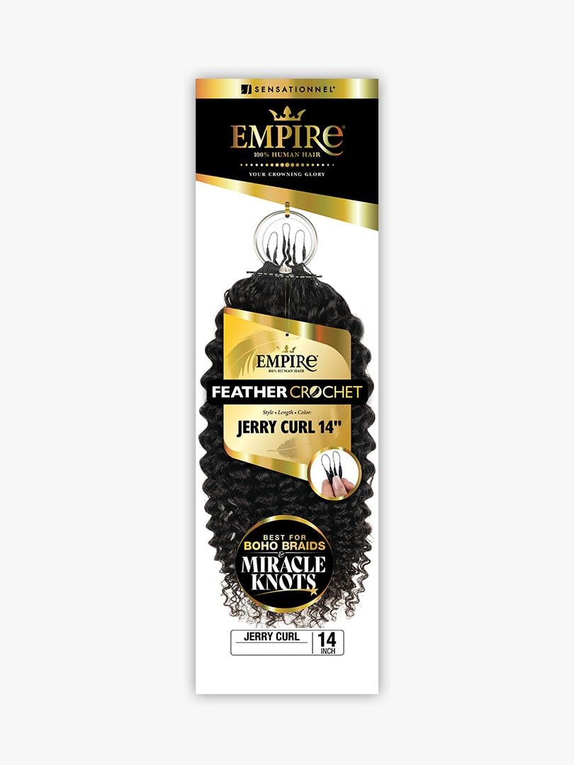 EMPIRE FEATHER CROCHET JERRY CURL 14"