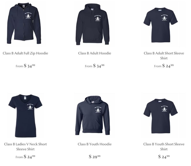 Boys Class B Uniforms