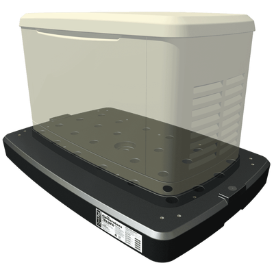 QwikPad for Generators: Lightweight, Wind-Resistant Installation with Stainless Steel Mounting