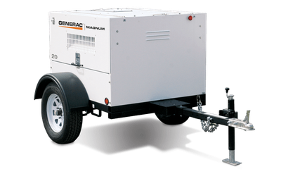 Generac Mobile Towable Diesel Generator w/ Isuzu Engine Model MLG20IF4-STD