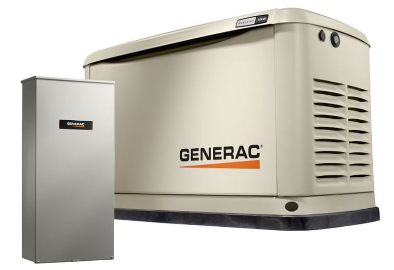 Generac Guardian 14kW Home Backup Generator with 16-circuit Transfer Switch WiFi-Enabled Model: 7224