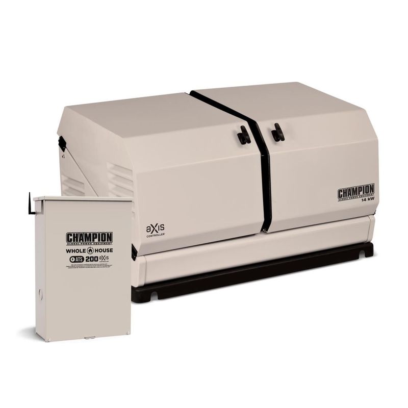 14 kW Whole House Home Standby Generator and 200A Switch with aXis Technology/Model #100837