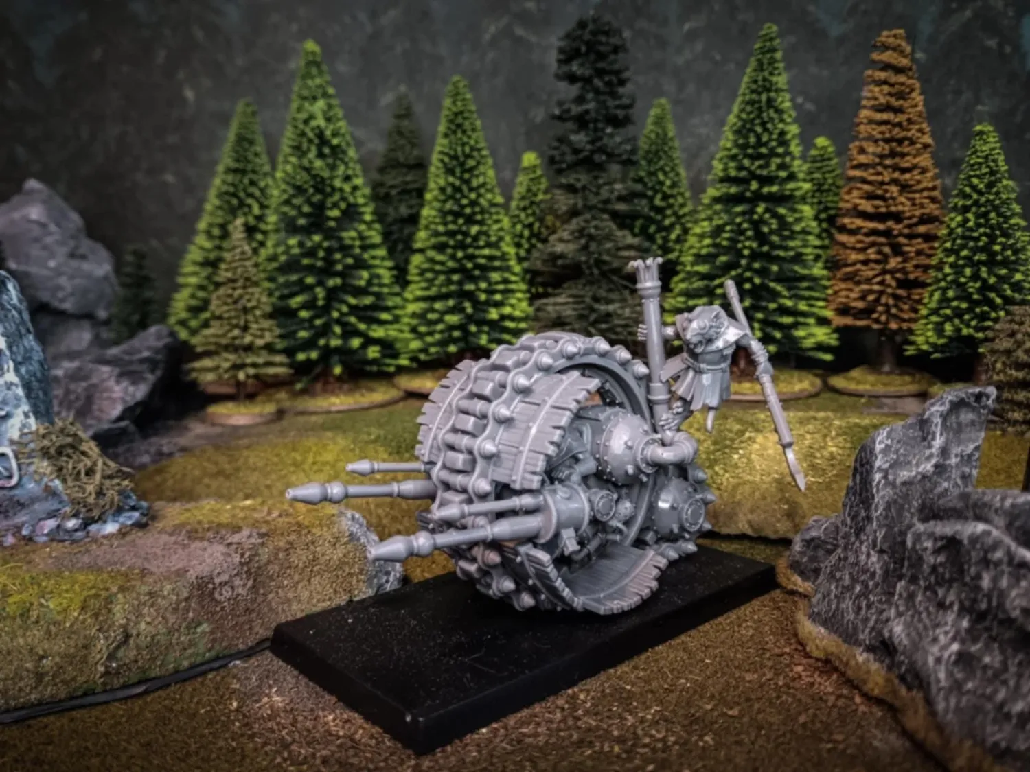 Sewer Vermin - Wheeled Engine (Highlands Miniatures)