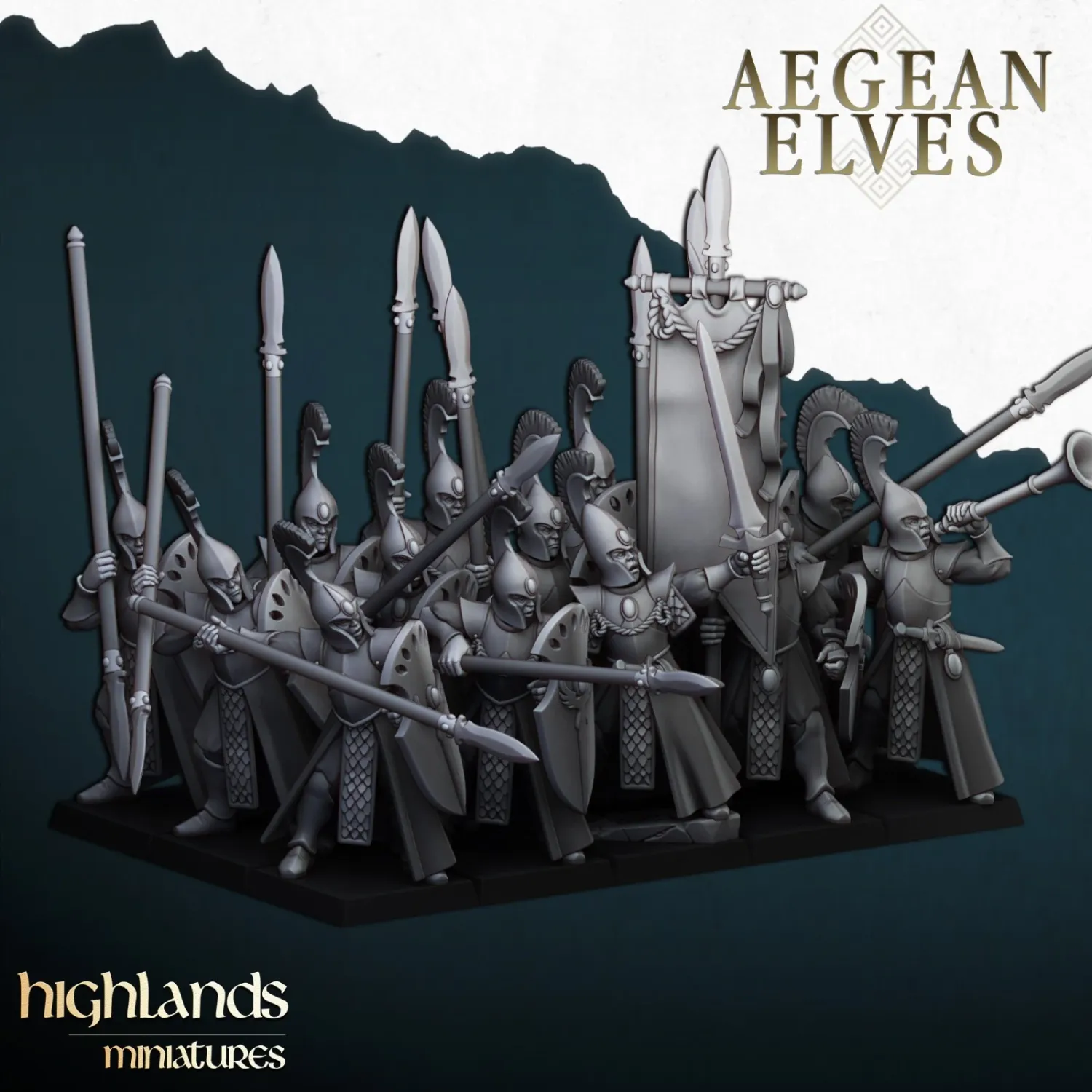 Aegean - Elves Spearmen x20
