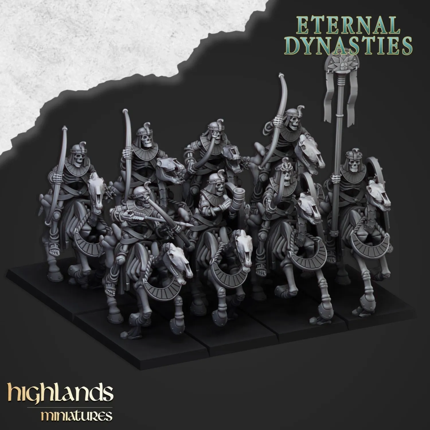 Eternal Dynasties - Skeletal Cavalry Bows x10