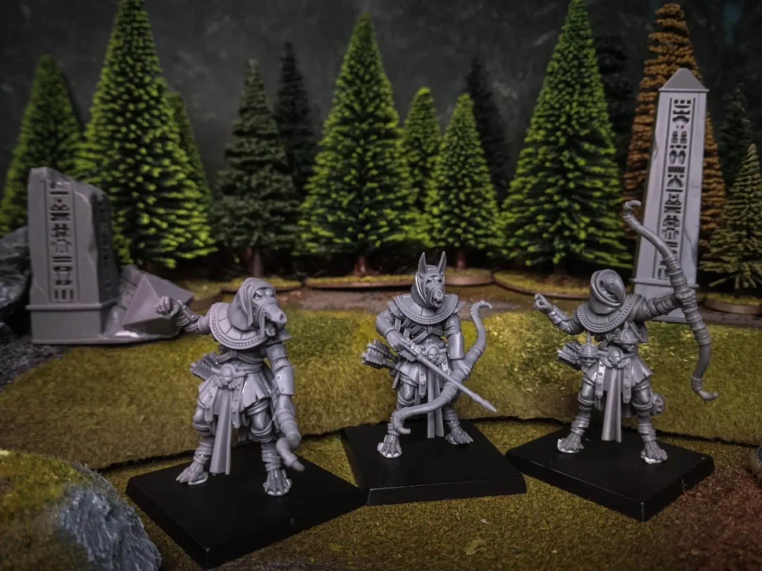 Eternal Dynasties - Anubis Guard with Bows x3