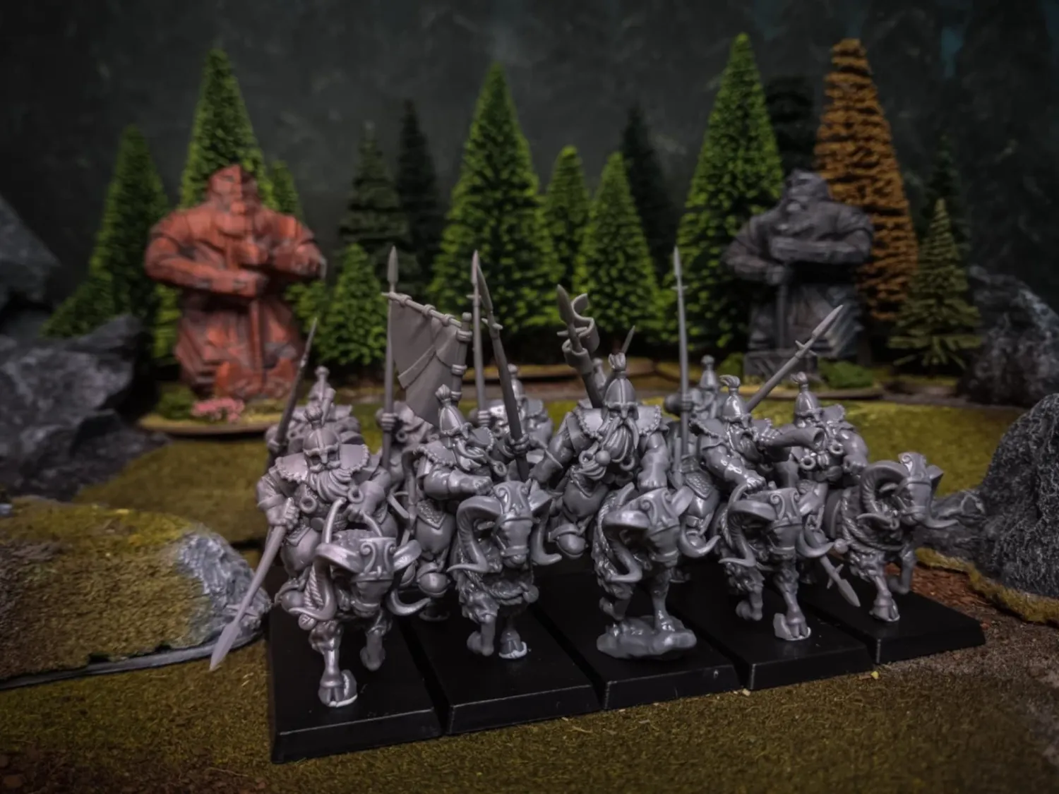 Sons of Ymir - Dwarf Light Cavalry on Goats x10