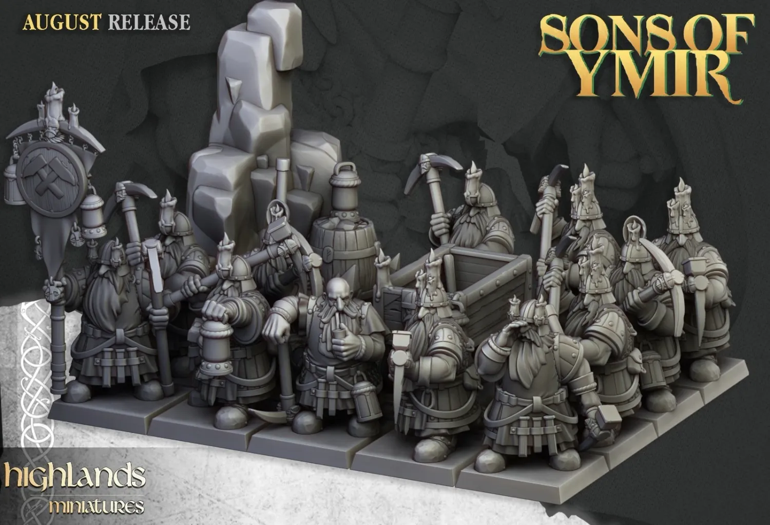 Sons of Ymir - Dwarf Miners x20