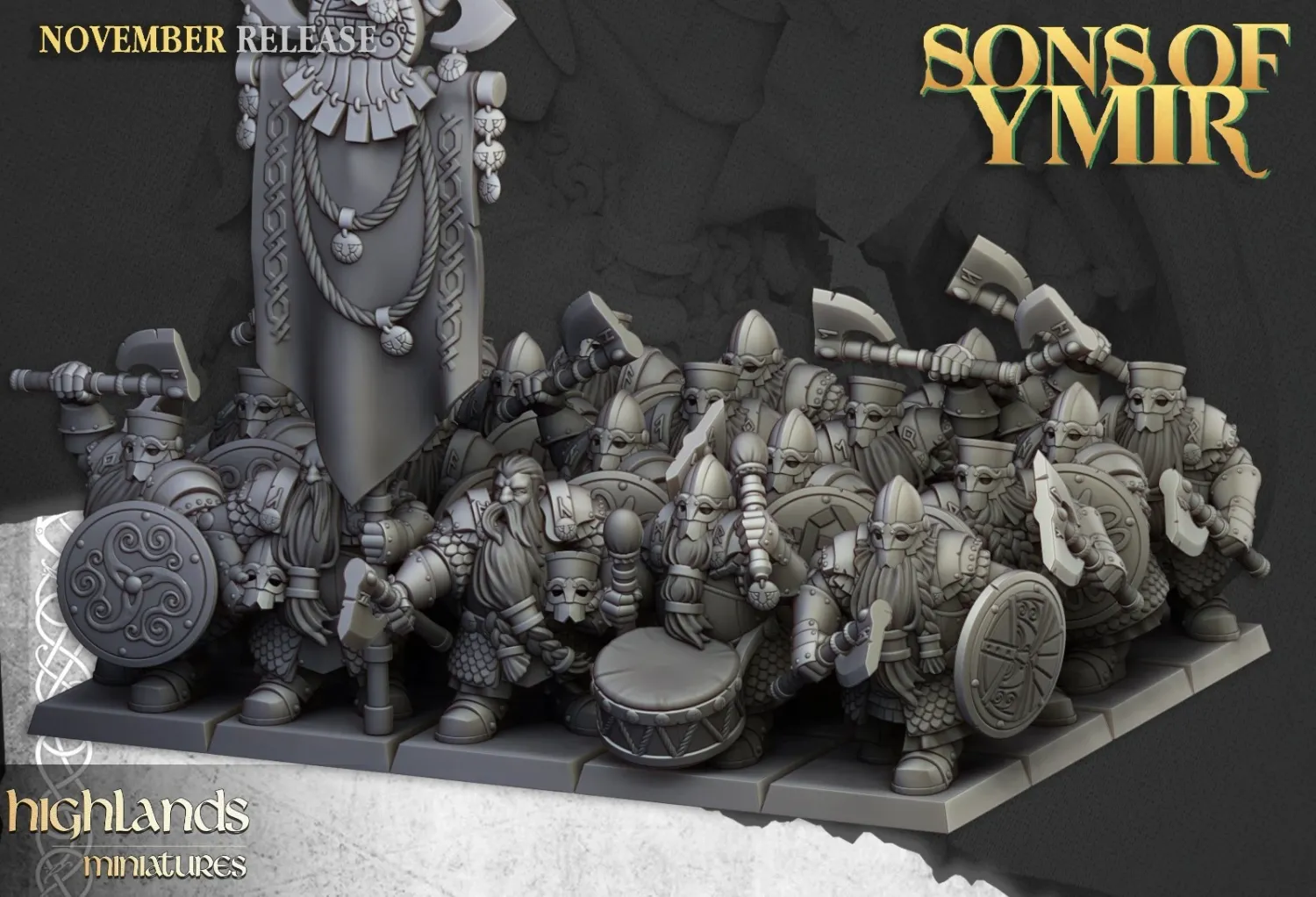 Sons of Ymir - Dwarf Huscarls x20